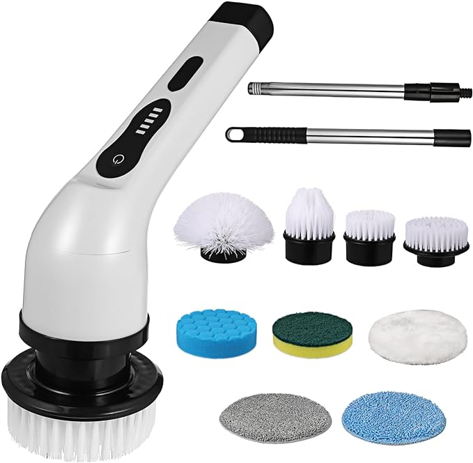 Extendable Electric Power Scrubber – فرشاة تنظيف كهربائية قابلة للتمديد