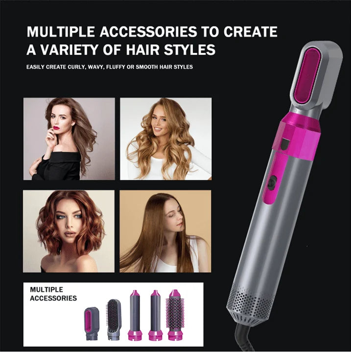 Ceramic Air Wrap Styler 5-in-1 – جهاز تصفيف الشعر الهوائي السيراميكي 5 في 1