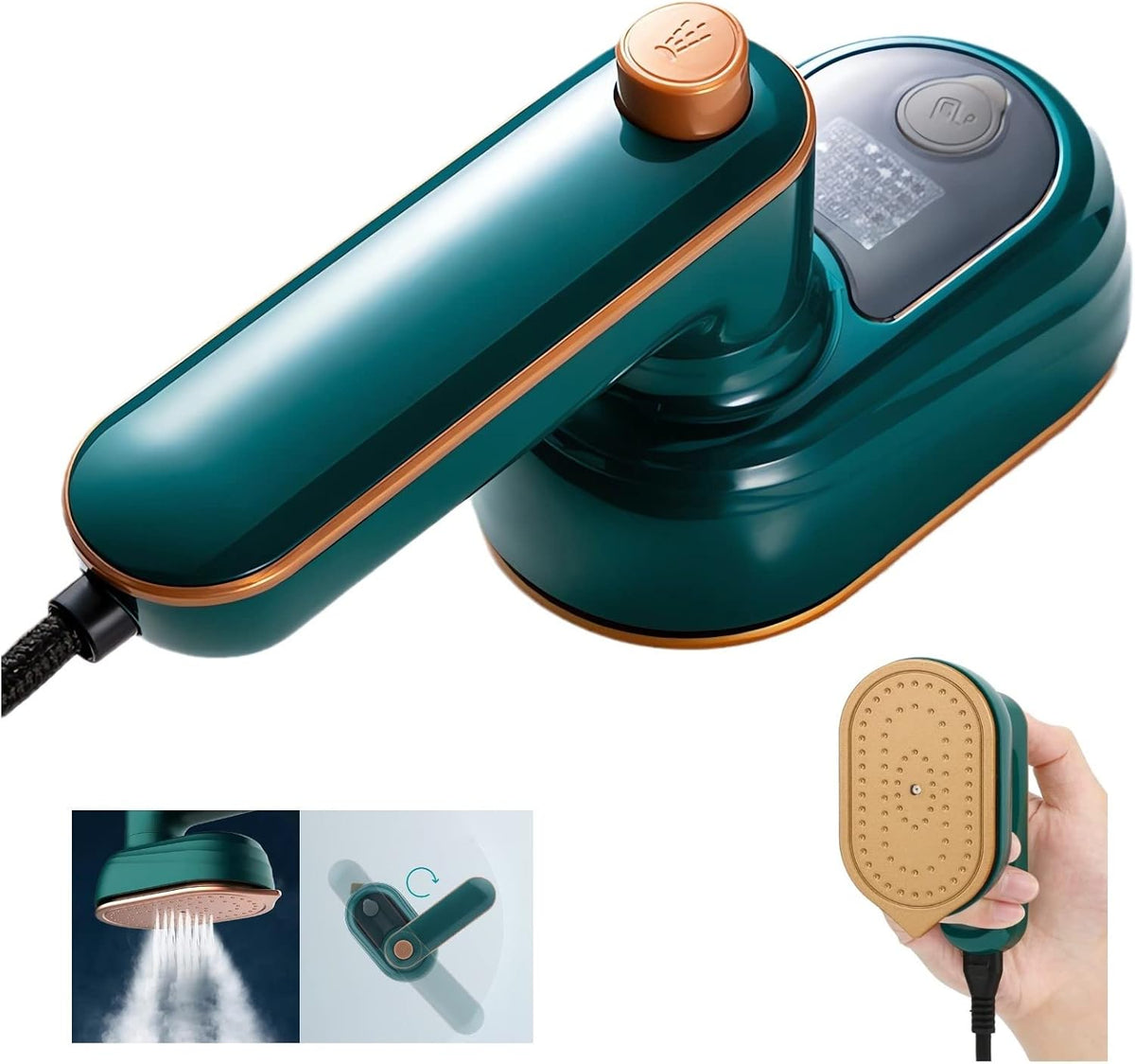 2-in-1 Portable Mini Iron – Compact Wrinkle-Free Care Anywhere