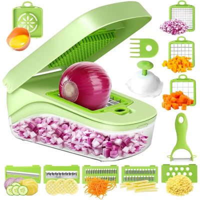 8-in-1 Vegetable Chopper & Slicer – Make Food Preparation Easier