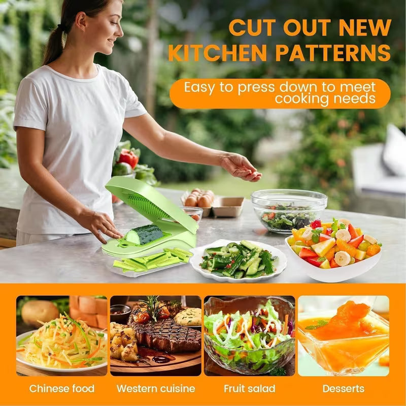 8-in-1 Vegetable Chopper & Slicer – Make Food Preparation Easier