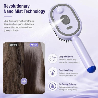Electric Spray Retractable Air Cushion Comb – فرشاة شعر كهربائية برذاذ النانو