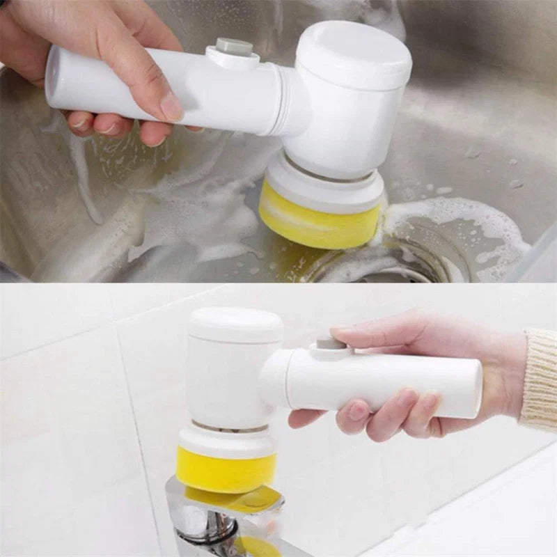 Cleaning Magic Electric Brush 5-in-1 – فرشاة التنظيف الكهربائية السحرية 5 في 1