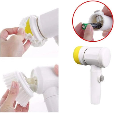 Cleaning Magic Electric Brush 5-in-1 – فرشاة التنظيف الكهربائية السحرية 5 في 1