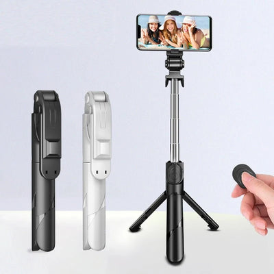 Bluetooth Selfie Stick Tripod – عصا سيلفي لاسلكية مع حامل ثلاثي