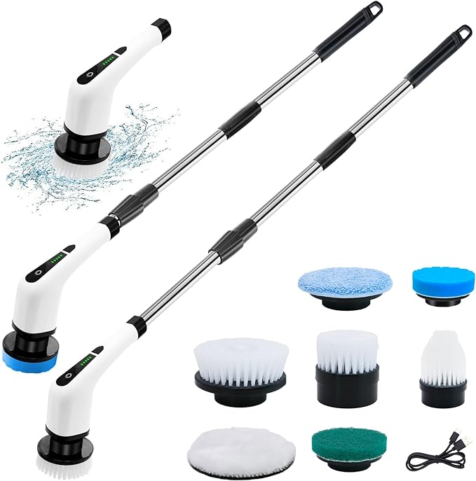Extendable Electric Power Scrubber – فرشاة تنظيف كهربائية قابلة للتمديد