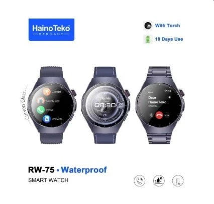 HainoTeko RW-75 AMOLED Smartwatch – ساعة HainoTeko RW-75 الذكية بشاشة AMOLED