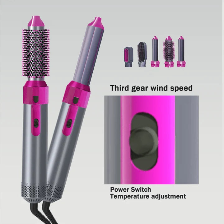 Ceramic Air Wrap Styler 5-in-1 – جهاز تصفيف الشعر الهوائي السيراميكي 5 في 1