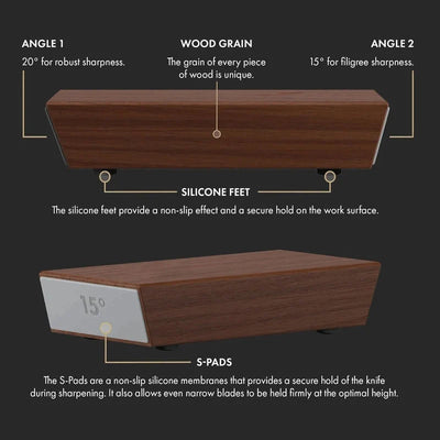 Portable Rolling Knife Sharpener – مبراة سكاكين يدوية دوارة محمولة