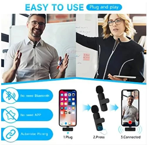 K9 Wireless Lavalier Microphone – ميكروفون K9 لاسلكي لافاليير