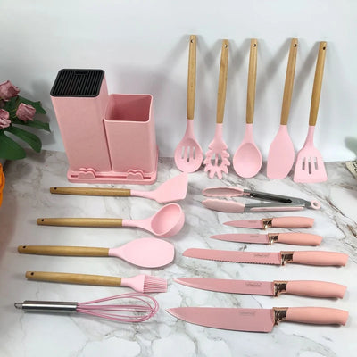 19-Piece Kitchen Set – طقم أدوات مطبخ مكون من 19 قطعة