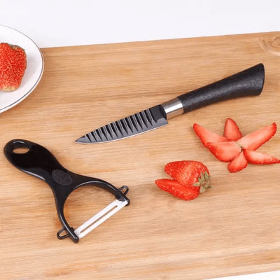 KUNZHISHENG 6-Piece Kitchen Knife Set – طقم سكاكين مطبخ من 6 قطع