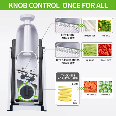Manual Vegetable Cutter – قطاعة خضروات يدوية متعددة الاستخدامات