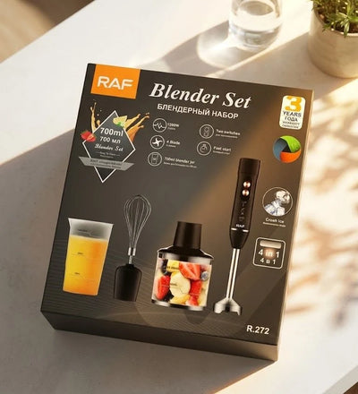 RAF 4-in-1 Blender Set 1200W – خلاط يدوي 4 في 1 بقوة 1200 واط