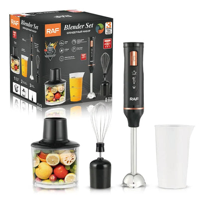 RAF 4-in-1 Blender Set 1200W – خلاط يدوي 4 في 1 بقوة 1200 واط